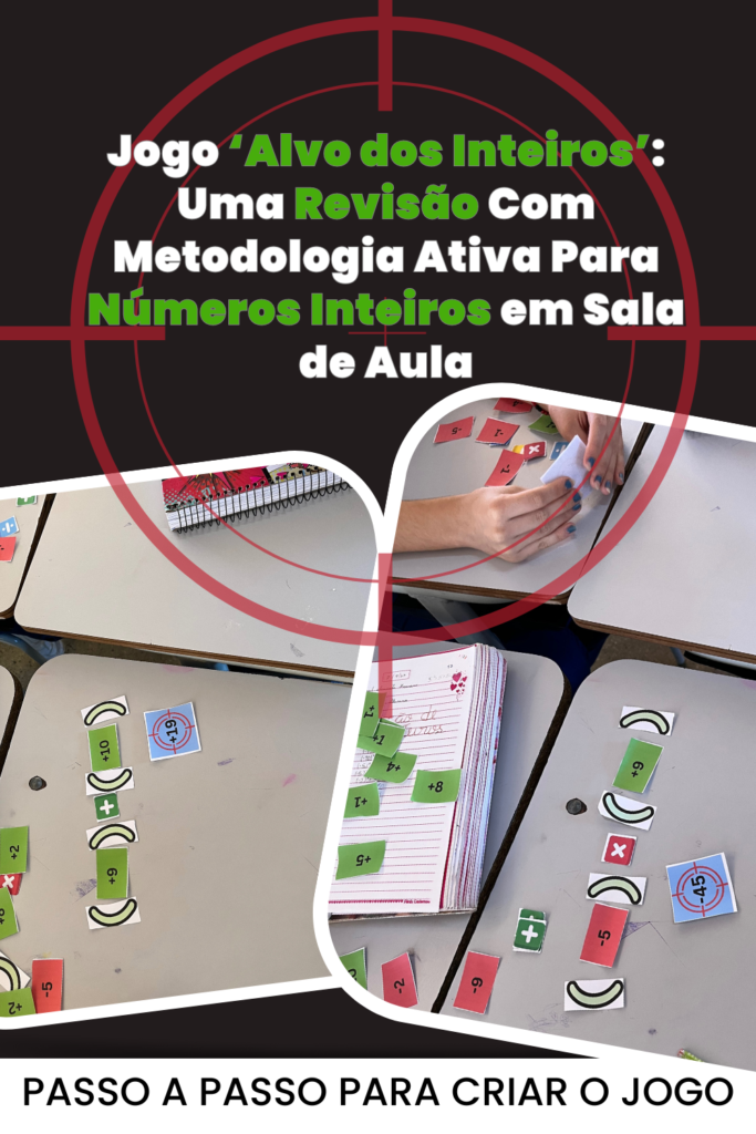 jogos matemáticos números inteiros relativois metodologia ativa