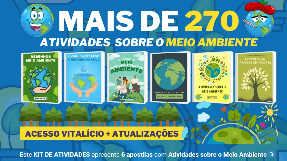 **Metadescrição do Artigo:** Transforme suas aulas com o Kit Meio Ambiente! Descubra como esse conjunto de apostilas digitais oferece atividades, desenhos, livrinhos interativos e mais para enriquecer a educação ambiental dos seus alunos. Adquira já por apenas R$22,90 e faça a diferença na aprendizagem. Clique para saber mais e garantir o seu!