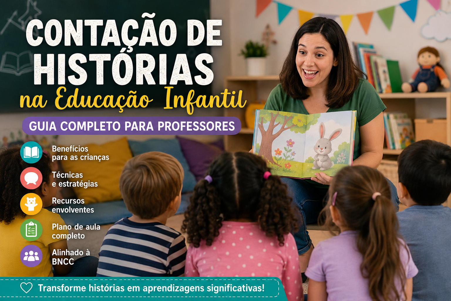 Contação de Histórias na Educação Infantil: Guia Prático para Professores