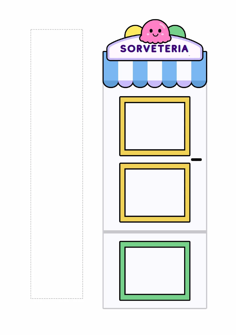 Molde de subtração incluído no PDF